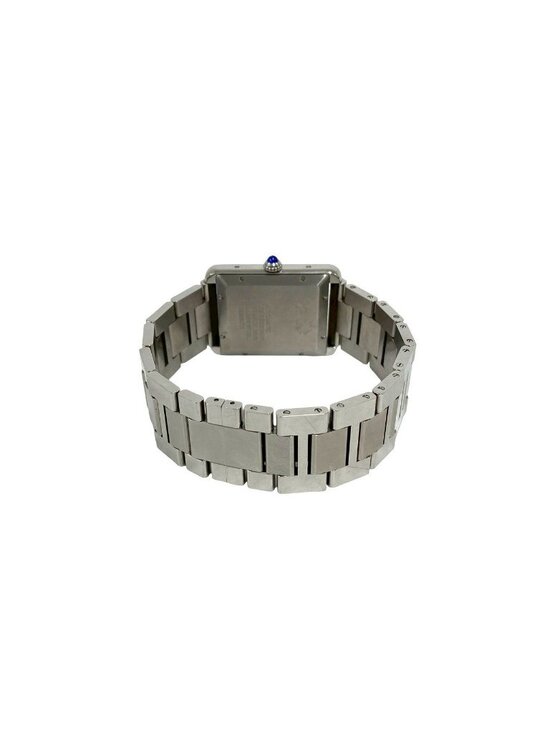 Cartier Tank Solo XL Stainless Steel Quartz Watch Silver